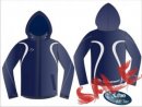 Navy White Evo Fleece lined Unisex Waterproof Coat